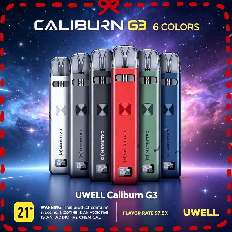 UWELL電子煙-Caliburn-G3咖哩棒G3-KIT-2主機.png Uwell Caliburn G3 咖哩棒GK3 LITE煙彈空倉官網:圖片 1